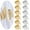 Silver, variant on Silver/Golden Angel Wing Napkin Rings Set of 12 Angel Napkin Buckle for Hotel Restaurant,Home Kitchen Table Decor Accessories Napkin Buckles