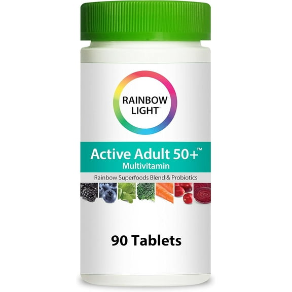 Adult Multivitamin with Vitamins C & Zinc | 90 Tablets | by Rainbow Light