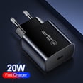 thumbnail image 2 of USB C Adapter, European Plug Adapter, Fast 20W Europe Travel Plug Power Adapter Type C Wall Chargers for iPhone 17 16 15 14 13 12 11 Pro Max XR XS X 8,Samsung Galaxy S25 A17,iPad,Google Pixel, 2 of 9