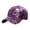 Purple, variant on OOOUM Men Women Halloween Baseball Hat Skull Flower Print Adjustable Vintage Sun Hat Hop Streetwear Sports Casual Dad Hat Red