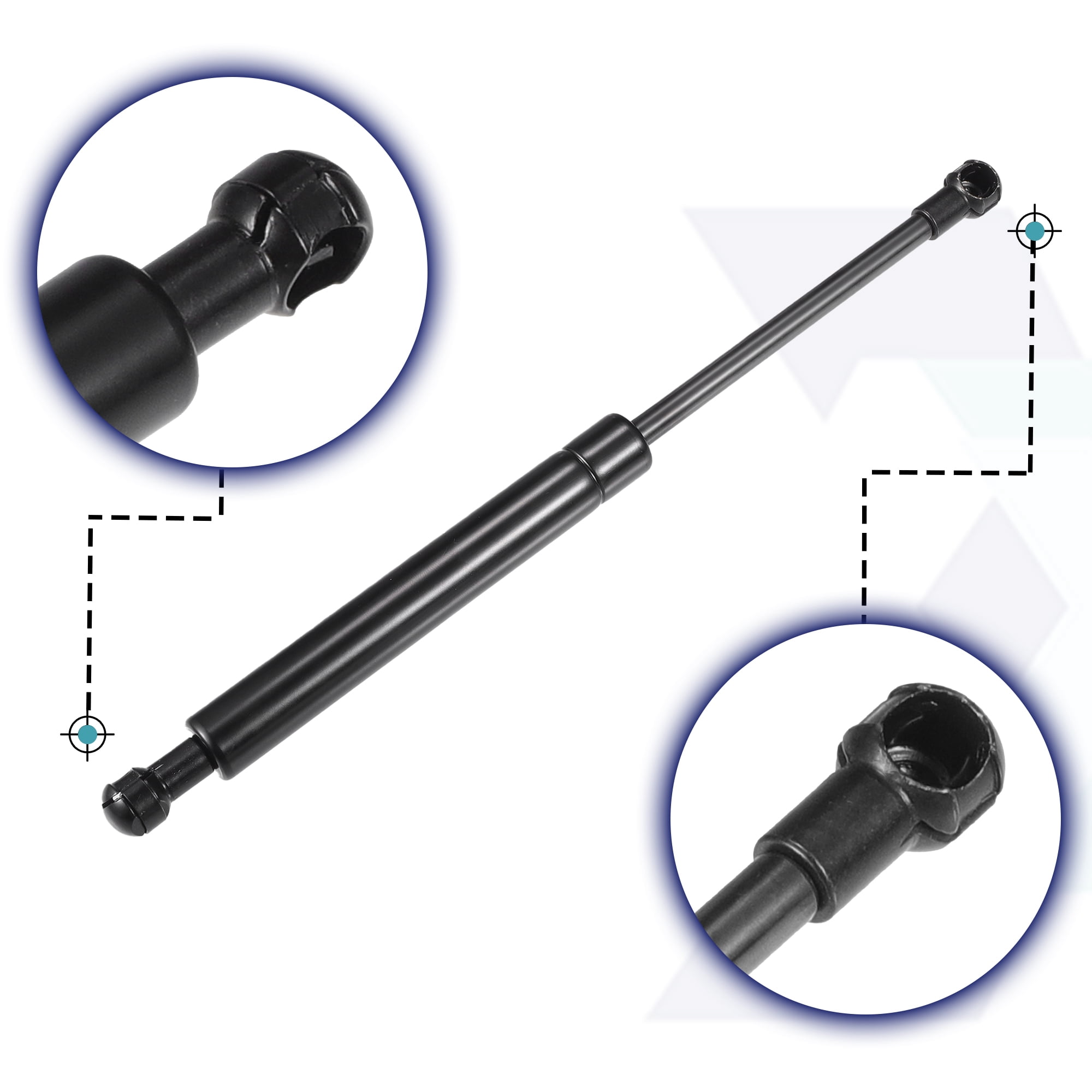 Unique Bargains 2 Pcs Black Front Hood Lift Supports Struts Shocks Gas Spring for Mercedes-Benz Sprinter 907 2018-2023