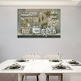 thumbnail image 2 of AatoeaX Rustic Kitchen Wall Art Farmhouse Kitchen Pictures Wall Decor Country Kitchen Painting Prints Farm Positive Quotes Artwork Ready to Hang, 2 of 4