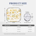 thumbnail image 3 of Disketp 2 Piece Farm Bee Cute Honey Pattern Windshield Sunshades,Folding Windshield Sun Shade For Car Suv Trucks Sedan,Blocks Uv Rays Sun Visor Protector-Large, 3 of 7