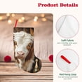 thumbnail image 4 of Lsque Rustic Cow Butterflies Champagne Pattern 18 Inch Christmas Stockings, Festive Holiday Stocking for Christmas Decorations Holiday Decor, 4 of 8