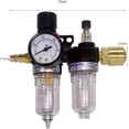 thumbnail image 2 of Regulador de filtro Regulador de presión de aire 1/4, separador de agua y aceite, regulador de presión de aire para compresor y herramientas neumáticas esquí esquí Gafas de esquí, 2 of 5