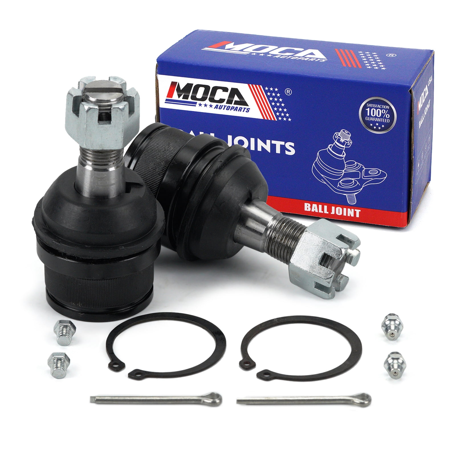 MOCA AUTOPARTS 4x Front Upper & Lower Ball Joints Fit for 2000-2001 Dodge Ram 1500 4WD
