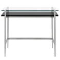 thumbnail image 6 of Evelyn&Zoe 36" Silver Metal/Glass Home Office, 6 of 7