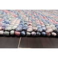 thumbnail image 4 of 7413 Hand Made Pink Polyester Modern & Contemporary Oriental Area Rug - 2'  x 3', 4 of 4