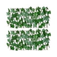 thumbnail image 2 of Artificial Faux Privacy Fence, Faux Ivy Fencing Panel, Artificial Hedges Expandable/Stretchable Artificial Leaf Ivy Privacy Fence for Backyard 2pcs, 2 of 8