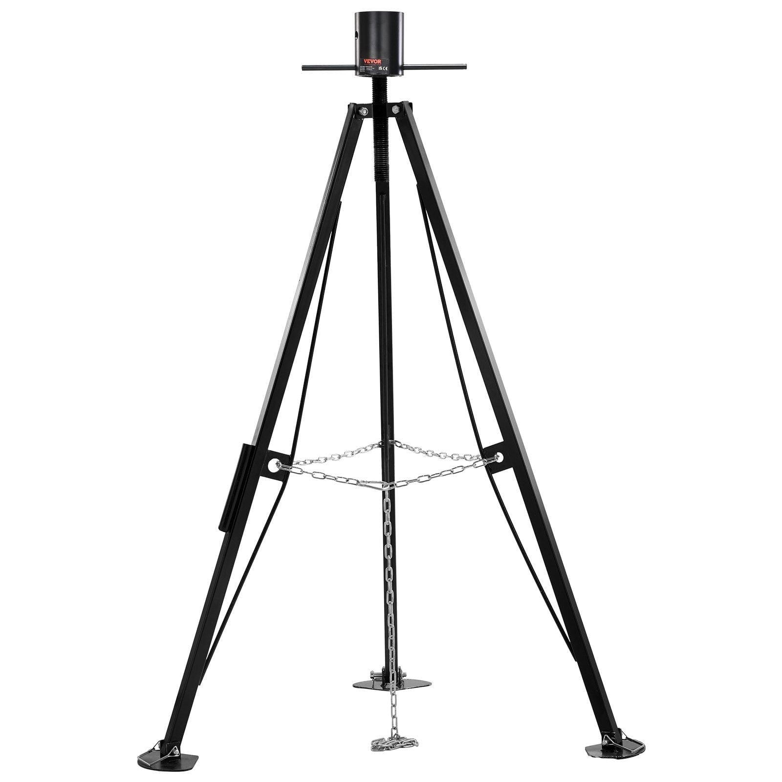 5000 LBS Capacity 5th Wheel Tripod Stabilizer, Adjustable 35"-57" Height, Heavy-Duty RV Trailer Jack for Campers & Gooseneck Trailers