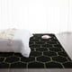 thumbnail image 5 of Alfombra TWINNIS Shaggy Push de 152 x 24 cm, color negro y dorado, 5 of 9