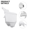 thumbnail image 3 of ZHIMAO Car Windshield Tank Washer Fluid Reservoir For Nissan For Sentra 16-19 28910-3SH0A Plastic Windshield Expansion Tank White, 3 of 9