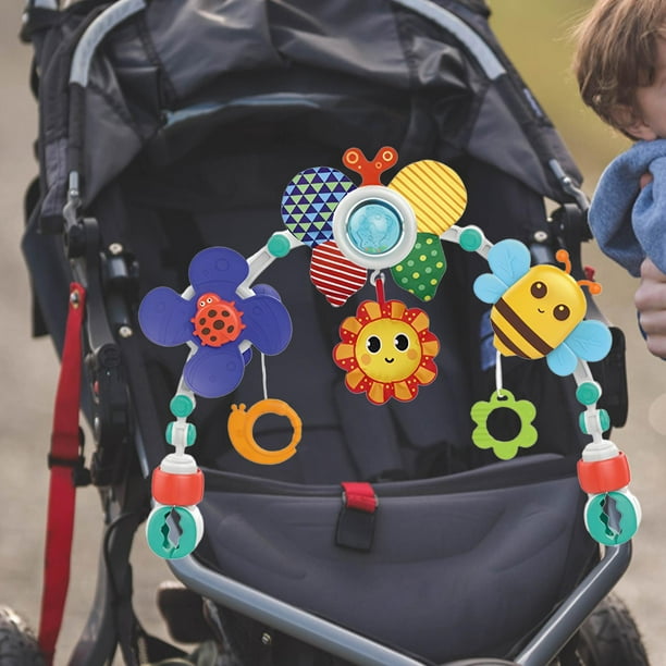 Arco De Juguete Para Cochecito De Bebé Con Clip 85cm - Arco De Actividad Sensorial