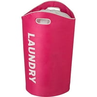 Honey Can Do Open Laundry Hamper with Sturdy Foam Interior, Multicolor