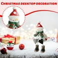 thumbnail image 4 of Festival Party Supplies,Resin Iron Christmas Desktop Decorations Santa Reindeer for Indoor Holiday Display Dangling Santa Ornament, 4 of 5