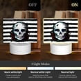 thumbnail image 3 of Fotbe Watercolor Skull Pattern Acrylic Night Light Gift with 3 Color ModesTouch-Sensitive LED Lamp Perfect Gift for Mother's Day, Birthday, or Christmas, 3 of 9
