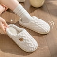 thumbnail image 2 of CHUMUD Plush Slippers for Women Fuzzy Winter Warm with Memory Foam House Comfort Fluffy Lining Anti-Skid Cute Indoor Shoes, 2 of 9
