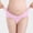 Pink, variant on BFHHYA Women's Cotton Maternity Plus Size Underwear Pregnancy Low-Waist Panties Soild Color Support Underpants for Prenatal Woman