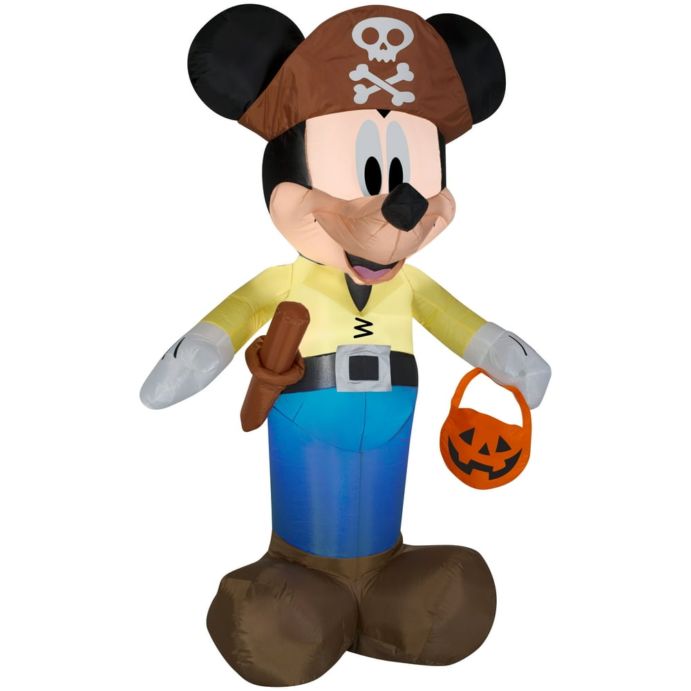 Airblown Inflatables Halloween
 Halloween Airblown Inflatable 5ft Mickey as Pirate by Gemmy Industries