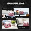 thumbnail image 7 of Lsque Thai elephant Printed Long Tissue Box Cover Holder, Facial Paper Organizer Dispenser,Triangle with Bottom Belt, PVC Leather Decorative Organizer, 7 of 7