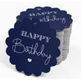 thumbnail image 4 of Inkdotpot 50 Pack Happy Birthday Favor Paper Tags Craft Real Silver Foil Hang Tags, 4 of 6