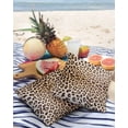thumbnail image 3 of Outdoor Throw Pillow Cover Forest Animals Leopard Skin Print Waterproof Cushion Covers 2 Pack Wildlife Texture Pillow Cases Home Decoration for Patio Garden Couch Sofa, 3 of 6