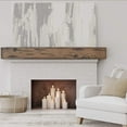 thumbnail image 6 of Ekena Millwork 6"H x 6"D x 60"W Pecky Cypress Faux Wood Fireplace Mantel, Premium Aged, 6 of 16