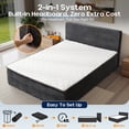thumbnail image 3 of Vcatnet Queen Mattress, 16.7 inch Hybrid Memory Foam Mattress in a Box with Cooling Gel, Motion Isolation, Pressure Relief, Medium Firm Queen Mattresses, Gray, 3 of 11