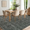 thumbnail image 2 of FairOnly 5'x7'Modern Solid Color Machine Washable Area Rug Minimalist Soft Non Slip Folable Floor Rug for Living Room Bedroom,Dark Grey, 2 of 7