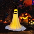thumbnail image 2 of BNNG Halloween Decorations - Halloween Decorations Outdoor - Large Light-Up Spooky Ghosts with LED Light and Witch Hats - Scary Standing Ghosts Decor for Indoor Home Front Porch Yard Party, 2 of 8