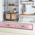 thumbnail image 4 of SKYSONIC 2'X6' Pink Floral Rabbit Runner Rug with Rubber Backing, Easter Bunny Non Slip Entryway Rug Runner Washable Soft Area Rug Carpet for Hallway Bedroom Kitchen Decor, 4 of 6