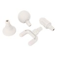 thumbnail image 1 of Paquete de 4 cabezales de masaje muscular de silicona gris para terapia de puntos gatillo y tejido profundo, 1 of 8