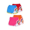 thumbnail image 5 of Emmababy Toddler Baby Boys Girls Mid-Rise  Rainbow Print Sports Shorts, 5 of 5