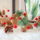 thumbnail image 4 of Guirnalda De Navidad Luz De Cadena Alimentado Por Batería Pinecone Red Berry Garland Light Para Árbol De Navidad Decoración De Fiesta De Acción De Gracias 2M / 6.56Ft 20 Leds Methold HA014918-00, 4 of 6