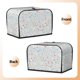 thumbnail image 2 of Funda para tostadora de 2 rebanadas con diseño floral, funda protectora contra el polvo y las huellas dactilares para pan, de poliéster, fundas para pequeños electrodomésticos de cocina, 2 of 6