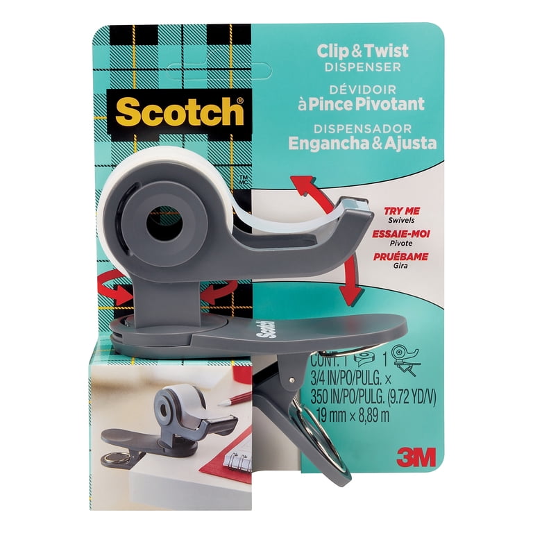 Scotch Clip Tape Dispenser with Tape Roll photo 2