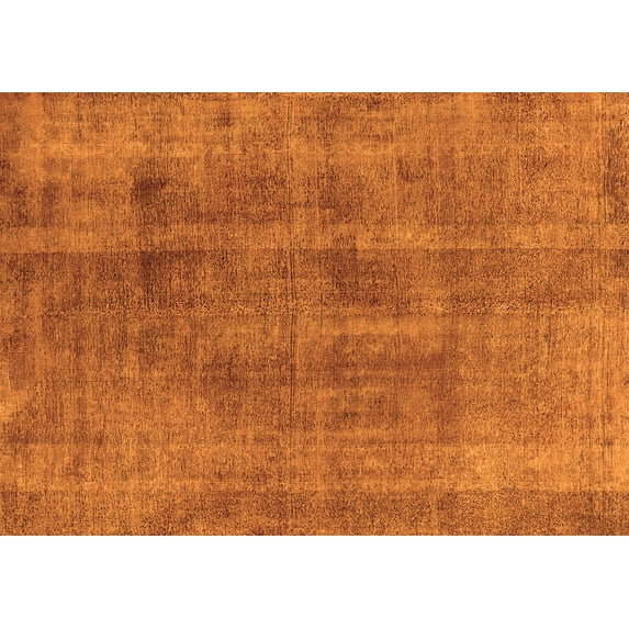 Ahgly Company Indoor Rectangle Oriental Orange Industrial Area Rugs, 8' x 12'