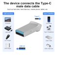 thumbnail image 4 of Adaptador De Metal Tipo C, Textura Suave, Velocidad De Transmisión Rápida, Ligero Adaptador USB 3.0 A Tipo C, Portátil Para Teléfono Inteligente, Tableta, Disco Duro Ccdes Otros, 4 of 8