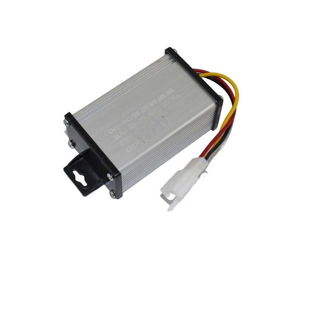 Riwesomey Convertidor reductor de Electrocar, reemplazo de disipación de calor, protección Universal contra sobrecorriente, inversor de patinete para Herramientas eléctricas 36V-72V 12V 10AH Riwesomey TO010535-01
