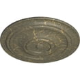 thumbnail image 3 of 31 1/2"OD x 2 1/2"P Traditional Ceiling Medallion (Fits Canopies up to 8 1/4"), Hand-Painted Witch Hazel Crackle, 3 of 6