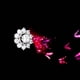 thumbnail image 4 of Broche Hugo Pin de Solapa de Flor de Cristal para Cuello, 4 of 10
