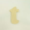 thumbnail image 2 of Package of 1, 18 Inch X 3/4" Thickness Baltic Birch Wood Letter t in The Goudy Heavy Font, Thick, Lower Case for Art & Craft Project, Made in USA, 2 of 4