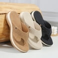 thumbnail image 6 of KPOPLK Shower Shoes for Women Pool Beach Flip Flops with Arch Support Quickly Dry Brown,40, 6 of 9