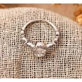 thumbnail image 3 of vylahjewellery 2 Ct Oval Cut Diamond Ring Best Engagement Ring 10K White Gold Halo Gift for Special One, 3 of 7