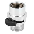 thumbnail image 1 of Shower Valve Adapter, 1/2in Shower Head Sprayer Control Valve Shut Off Valve Adapter Toilet Water Control Valve Bathroom Accessories, 1 of 9