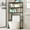 A223 Fufafayo under $5, variant on Fufafayo under $5 Over The Toilet Storage, 3 Tier Over-The-Toilet Space Saver Organizer Rack, Stable Freestanding Above Toilet Stand for Bathroom, Restroom, Laundry