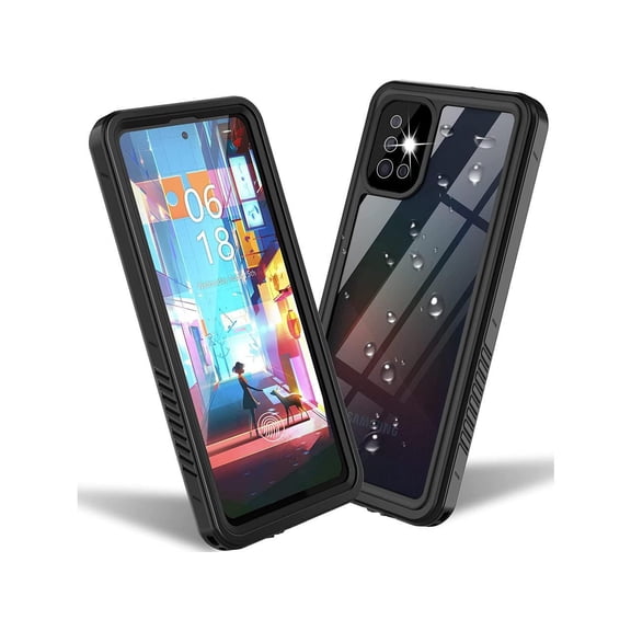 Samsung Galaxy A51 4G 6.5 incn Case Waterproof, Built-in Screen Protector Protective Dustproof Dropproof Shockproof Clear Back Cover (Not Fit 5G Version)