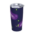 thumbnail image 2 of Kll Eggplant Stainless Steel Vacuum Insulated Coffee Cup 20 Oz Insulated Travel Mug Water Cup With Leak-Proof Straw Lid & Flip Lid,1 Metal Straws,1 Cleaning Brush, 2 of 8