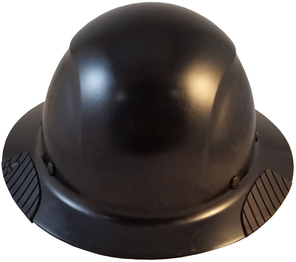 DAX Fiberglass Composite Hard Hat with Tote- Full Brim Black