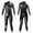 Black, variant on Aqua Sphere Youth Powered Multisport Rage Wet Suit (53-59-Inch, Black/Green)